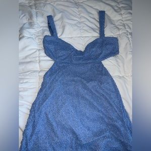Oh Polly cut out embellished mini dress